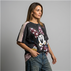 Mujer remeron algodon batic estampa estrass perlas MINNIE - OG