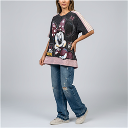 Mujer remeron algodon batic estampa estrass perlas MINNIE - OG