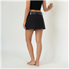 Mujer pollera creep tiro corto cinto - W