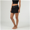 Mujer pollera creep tiro corto cinto - W