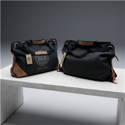 Bolso lona combinado ecocuero ONA - LO