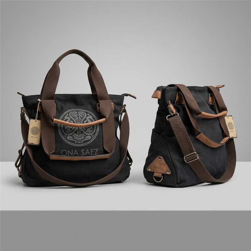 Bolso lona doble manija ONA - LO