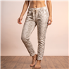 Mujer babucha bengalina elastizada tachas laterales print ITA - IB
