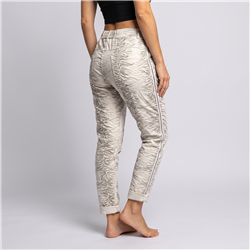 Mujer babucha bengalina elastizada tachas laterales print ITA - IB