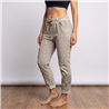 Mujer babucha bengalina elastizada parches flores linea italiana - IB