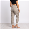 Mujer babucha bengalina elastizada parches flores linea italiana - IB