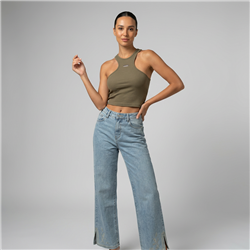 Mujer top morley frente chapa taza soft - OG