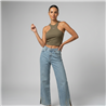 Mujer top morley frente chapa taza soft - OG