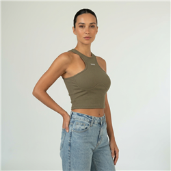 Mujer top morley frente chapa taza soft - OG
