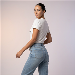 Mujer remera algodon estampa tachas IMCOMEING - OG