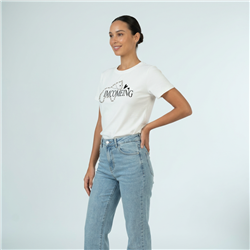 Mujer remera algodon estampa tachas IMCOMEING - OG