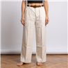 Mujer pantalon sastrero lino cinturon POLO - OG