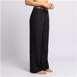 Mujer pantalon sastrero lino cinturon POLO - OG