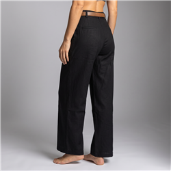 Mujer pantalon sastrero lino cinturon POLO - OG