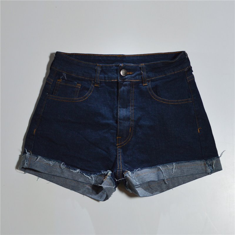 Mujer Short jean elastizado ruedo rustico