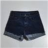 Mujer Short jean elastizado ruedo rustico