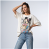 Mujer remera algodon estampa minnie estrass - OG