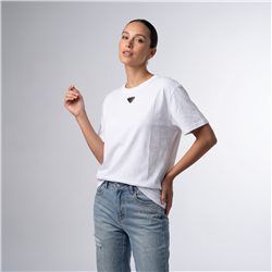 Mujer remera algodon chapon PRADA - OG