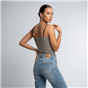 Mujer top lycra rayado taza soft - OG