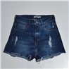 Mujer Short jean elastizado rotura desflecado BL