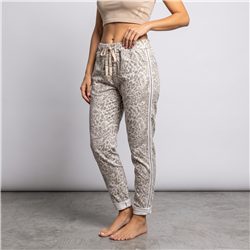 Mujer babucha bengalina tachas laterales print linea italiana - IB