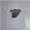 Mujer remera algodon estampa lentejuelas THE STONES