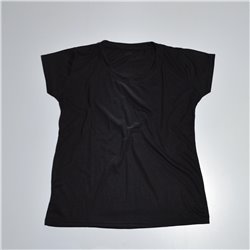 Mujer Remera algodon basica cuello redondo lisa