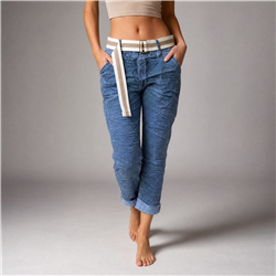 Mujer babucha bengalina cinto cordon linea italiana - IB