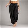 Mujer pantalon rustico amplio frente pliegues - PI