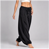 Mujer pantalon rustico amplio frente pliegues - PI