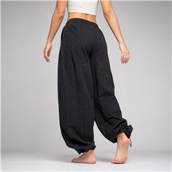 Mujer pantalon rustico amplio frente pliegues - PI