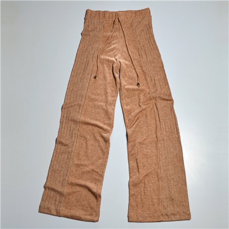Mujer Pantalon palazzo lanilla combinado frente tiras