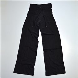Mujer Pantalon palazzo lanilla combinado frente tiras