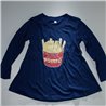 NENA-Remera manga larga jaspeada PAPAS FRITAS