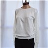 Mujer Sweater bremer elastizado mangas guipur brillo