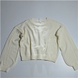 Mujer Sweater tejido calado