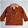Mujer Campera gabardina color cuello piel