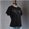 Mujer Remera algodon frente aguila piedras