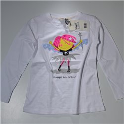 Nena Remera manga larga transfer Ada NUAGE EN COEUR - 7622