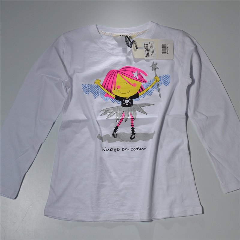 Nena Remera manga larga transfer Ada NUAGE EN COEUR - 7622