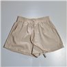 Mujer Short lino elastizado cintura elastica