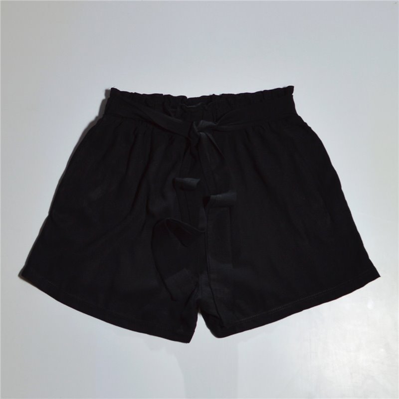 Mujer Short lino cinturon