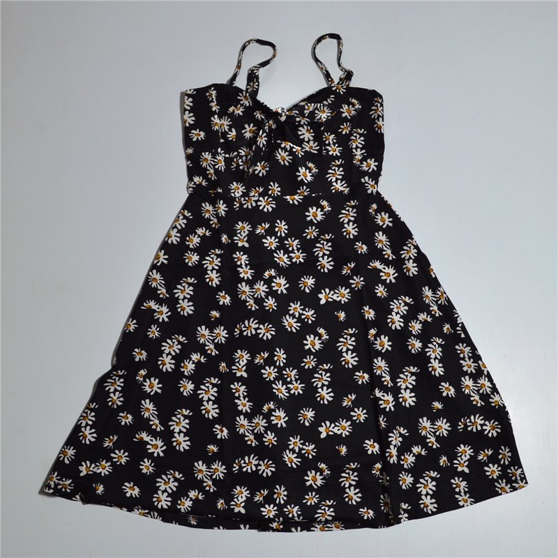 Mujer vestido jersey frente nudo