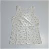 Mujer musculosa texturada estampa mini FLOR