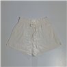 Mujer short lino cintura elastica cordon