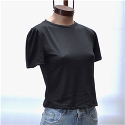 Mujer Remera modal basica cuello redondo