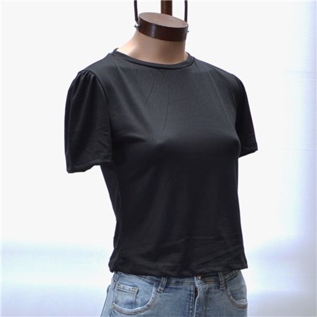 Mujer Remera modal basica cuello redondo