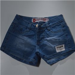 Nena short elastizado jean claro gastado