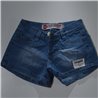 Nena short elastizado jean claro gastado