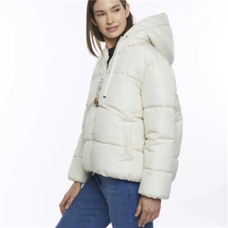 Mujer Puffer abrigo capucha JACKETS